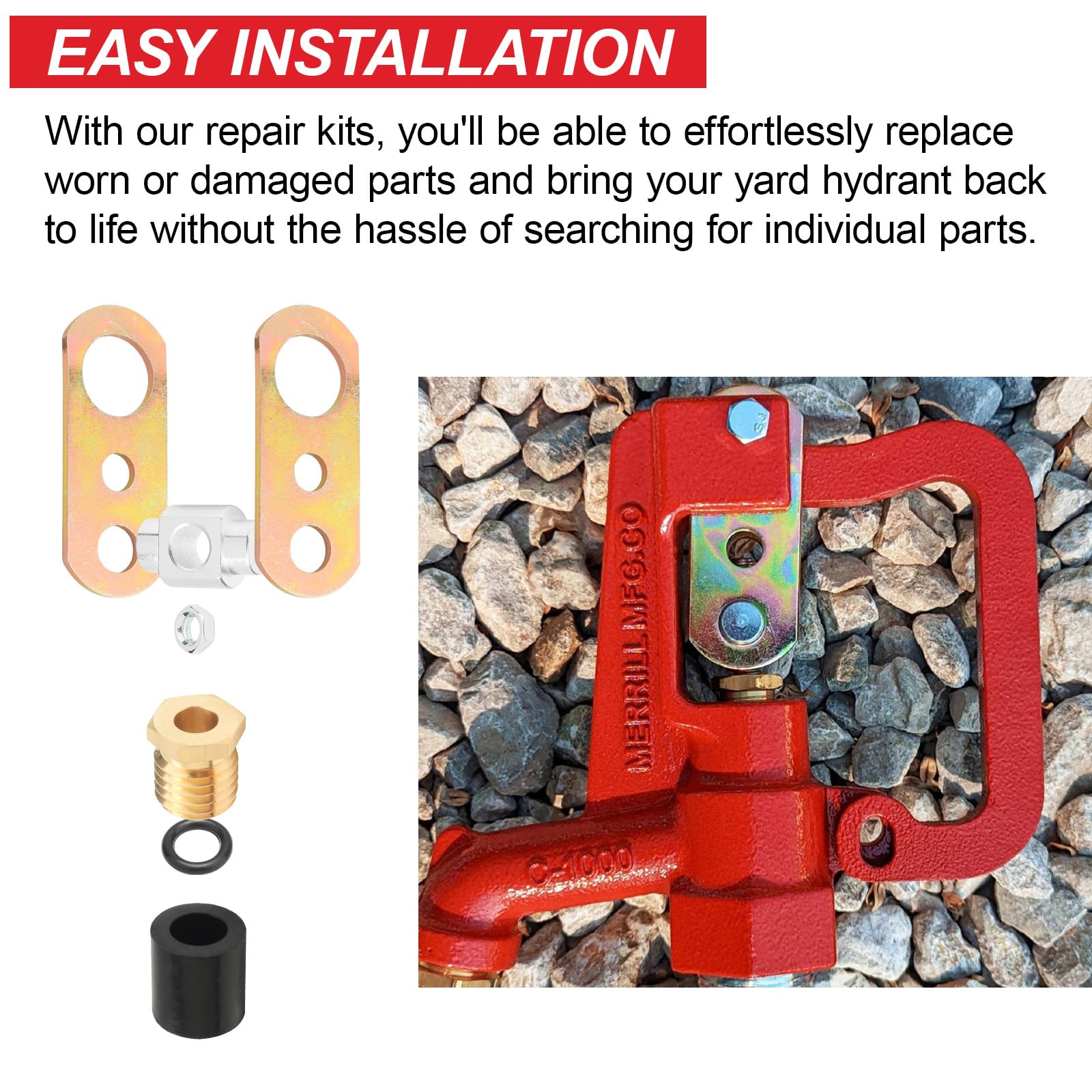 EAORBD C-1000 hydrant plunger restores steady water flow under varying pressure