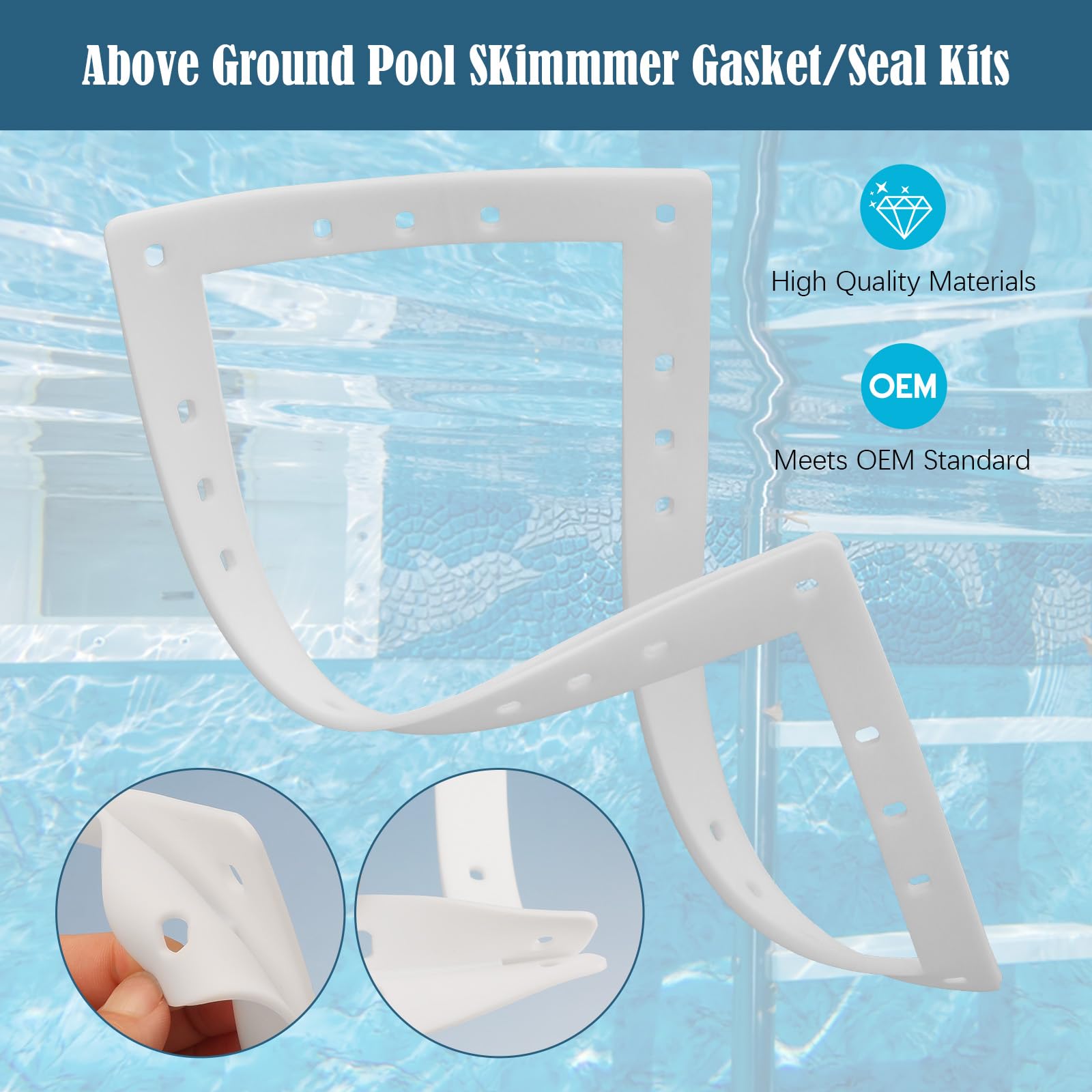 Simple replacement process for Hayward above-ground skimmers