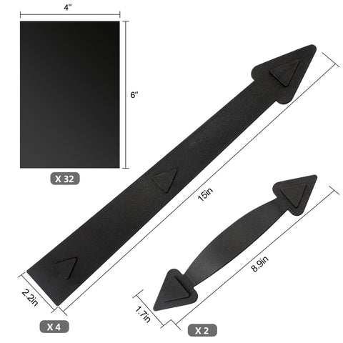 Eapele handles offer a sleek decorative pull for a custom look