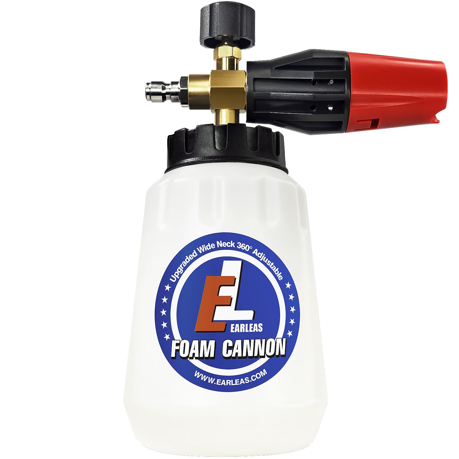 EARLEAS foam cannon used on exterior surface cleaning tasks