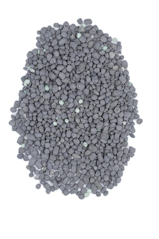 Earth Science IronPro granules close-up showing iron-rich soil conditioner.