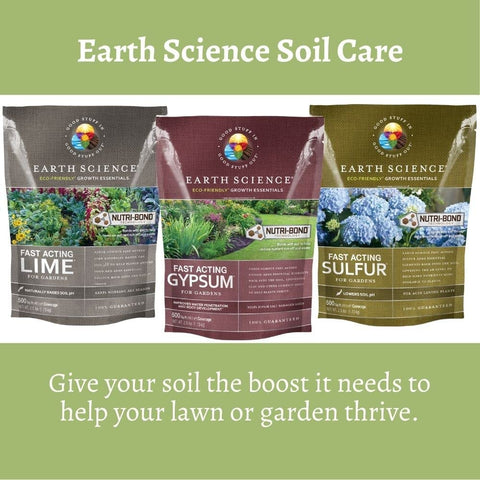 Earth Science Calcium boost from lime granules supports root health.