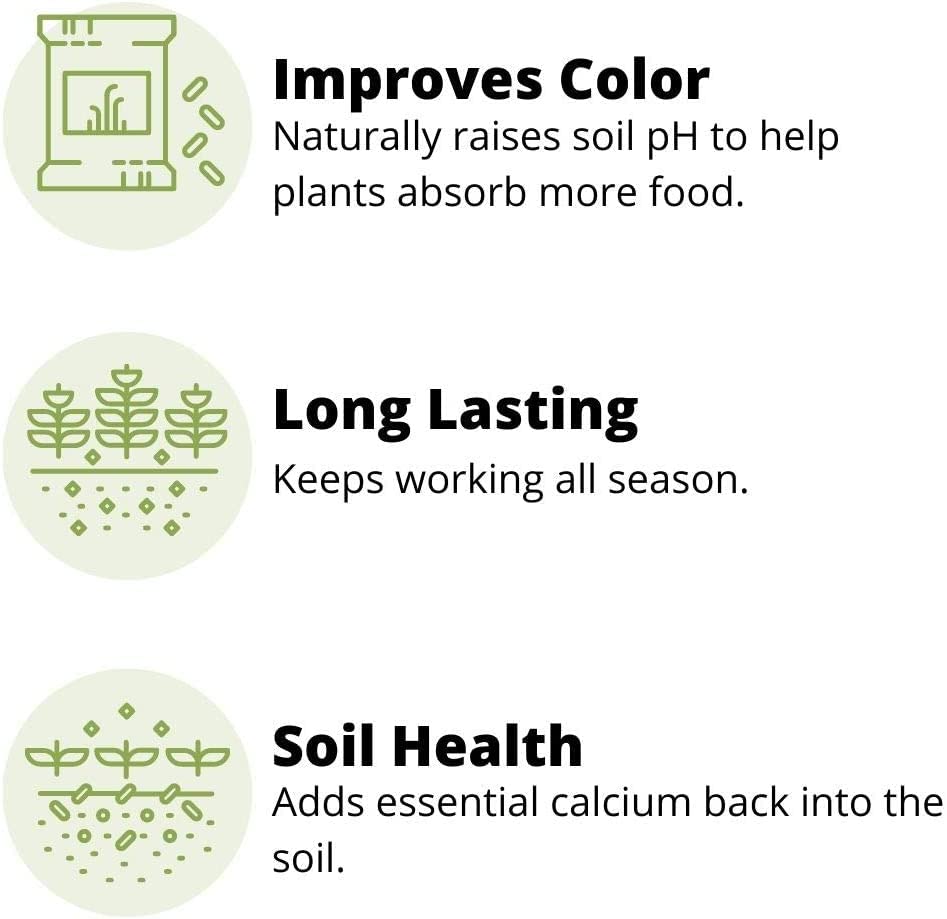 Earth Science Lime Granules help reduce nutrient leaching with irrigation.