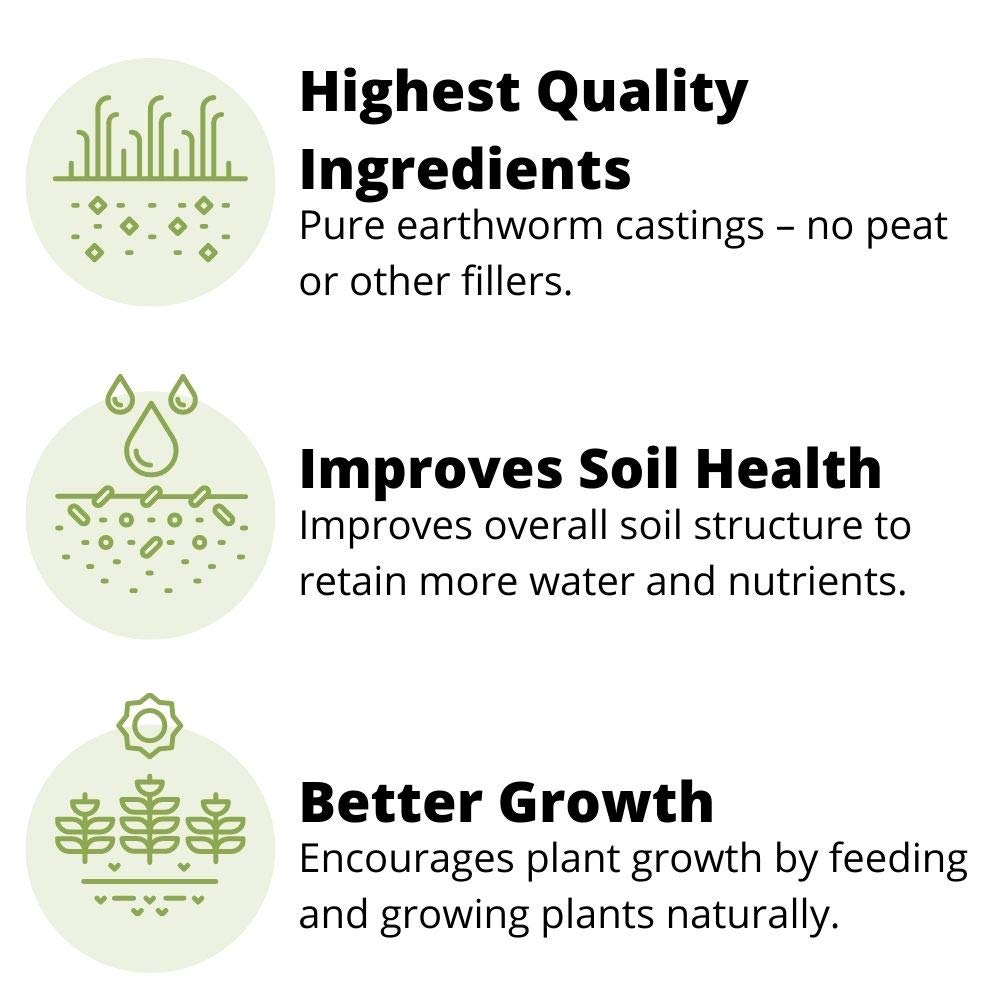 Earth Science outdoor garden boost image suggests richer soil.