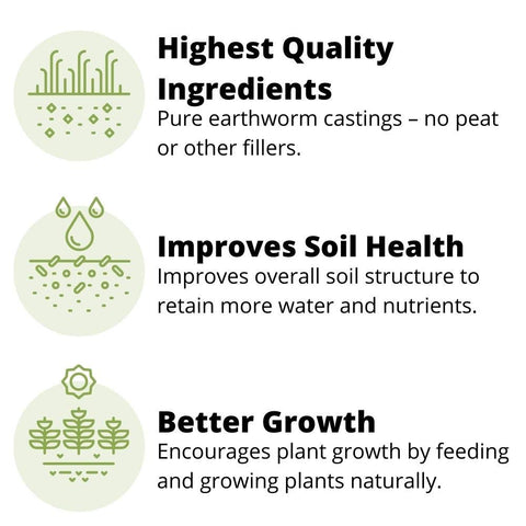 Earth Science outdoor garden boost image suggests richer soil.