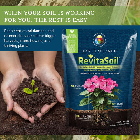 Earth Science RevitaSoil soil biology shows beneficial microbial life.