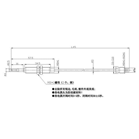 Earth Star Meter Star M8x1 thread head nut demonstrates secure valve connection