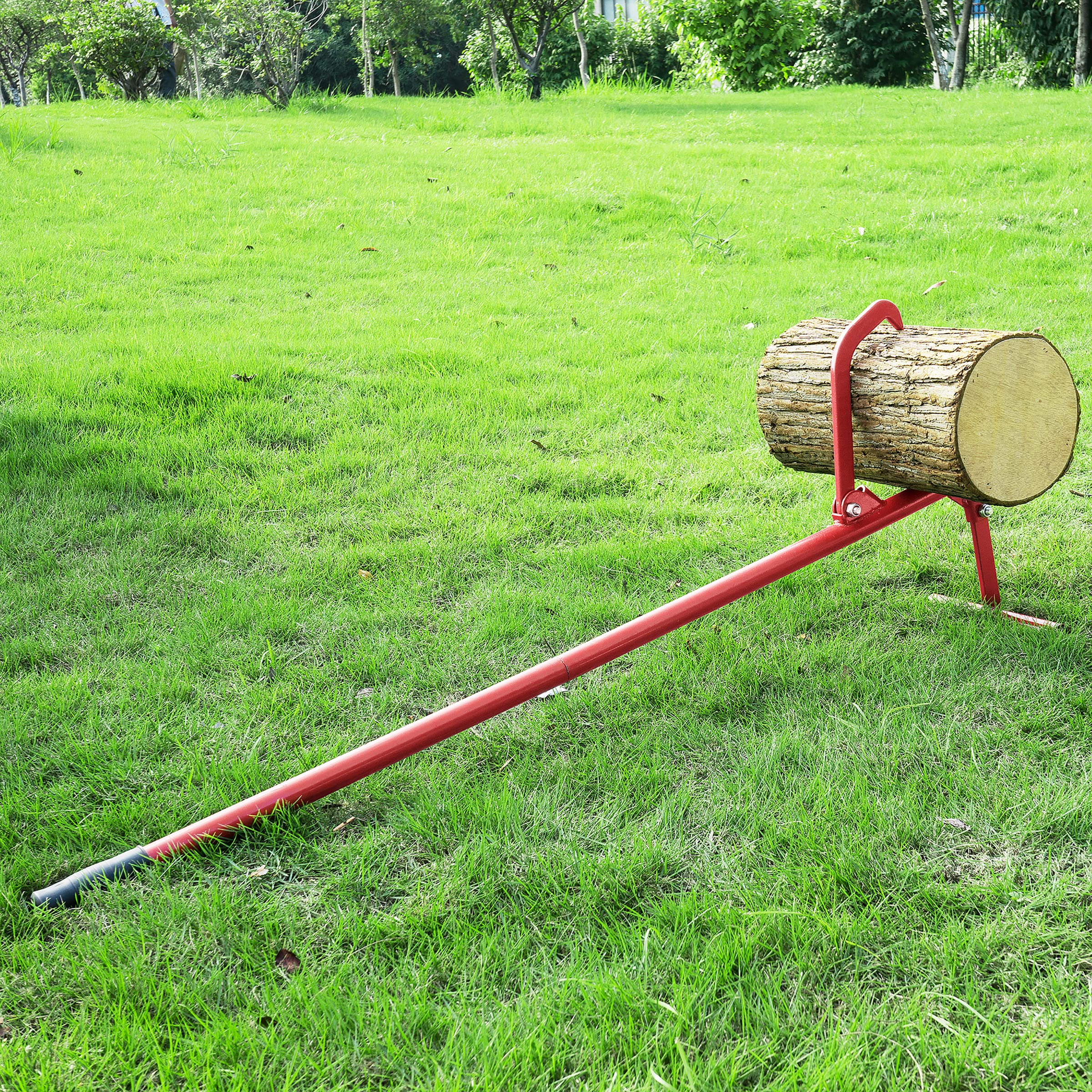 Earth Worth Timberjack supports up to 15-inch diameter logs for secure sawing
