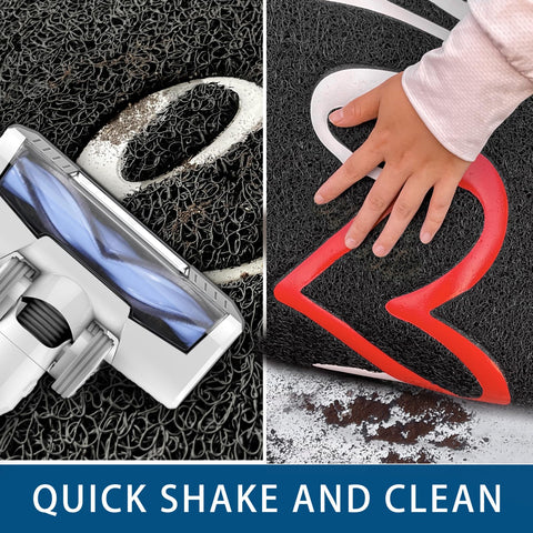 Earthall mat is easy to clean by shake, sweep, or hose.