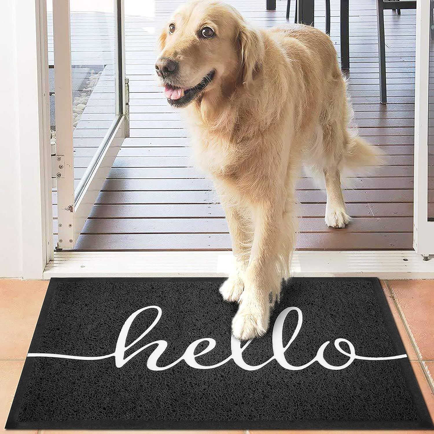 EARTHALL door mat uses weather-friendly materials for high-traffic areas