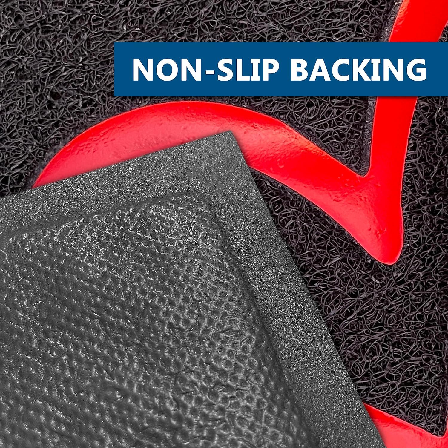 Earthall multi-use door mat suits entryways, patios, garages.