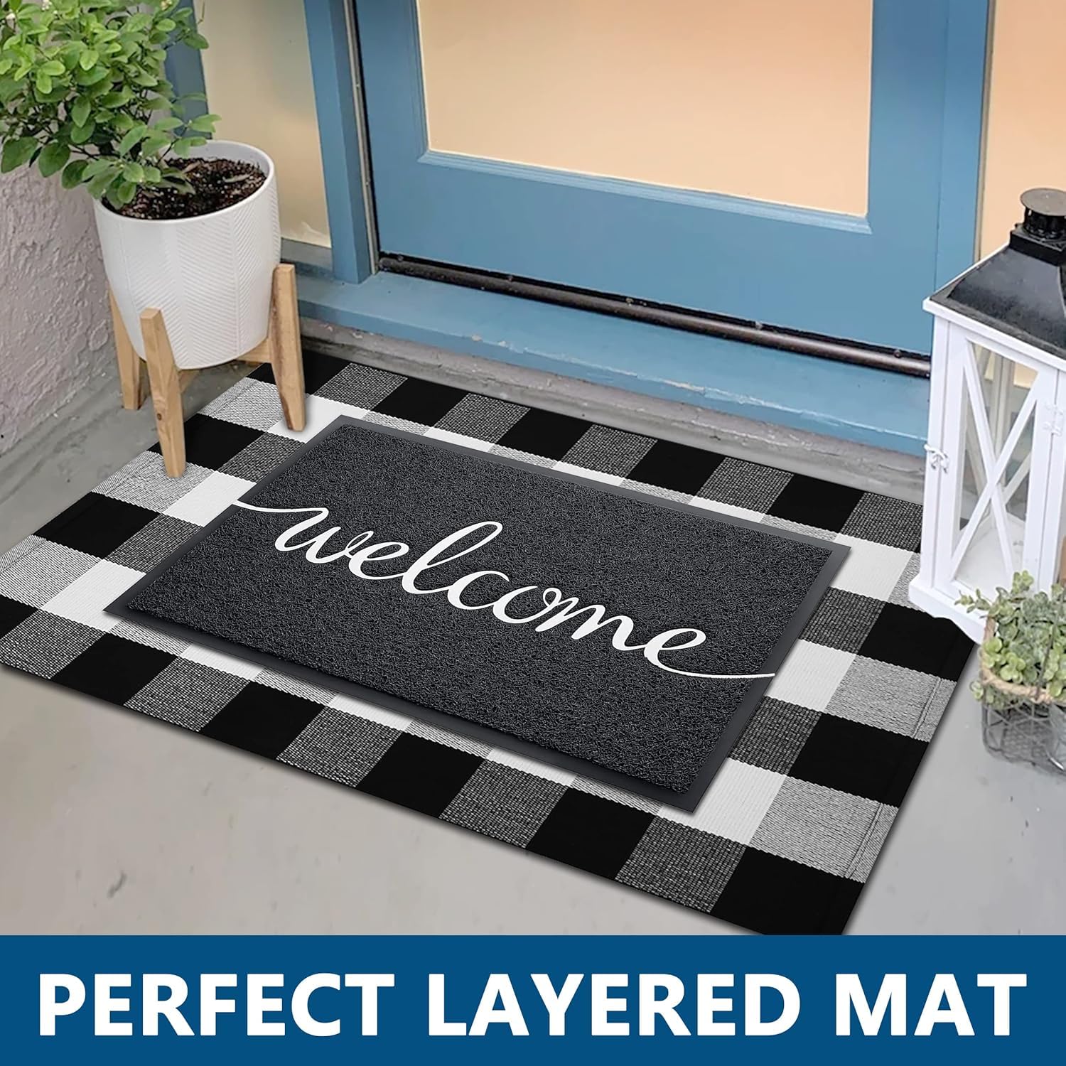 EARTHALL indoor-outdoor doormat protects entryways in all weather conditions