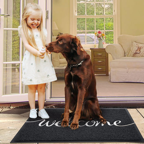 EARTHALL Funny Welcome Mat versatile for entryways, patios, garages, and busy kitchens.