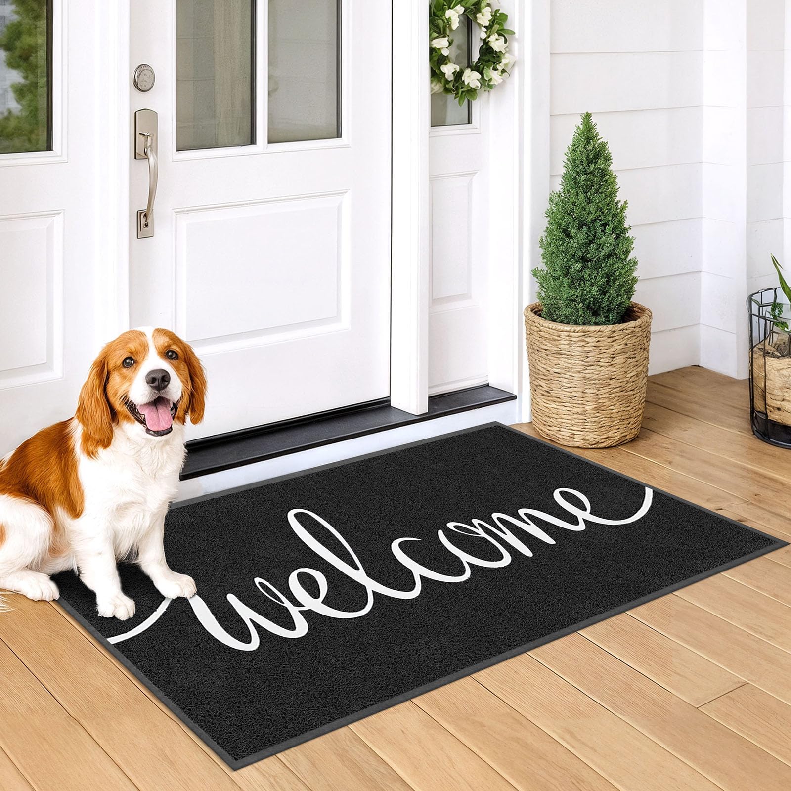 EARTHALL gift-ready mat adds charm to entryways and porches.