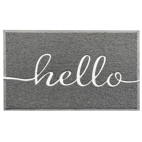 Earthall Hello Mat ideal for entryways, porches, garages, and laundry rooms.