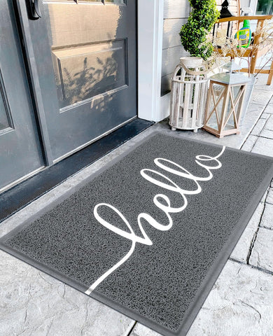 Earthall Hello Mat front door, durable outdoor-ready entrance protection.