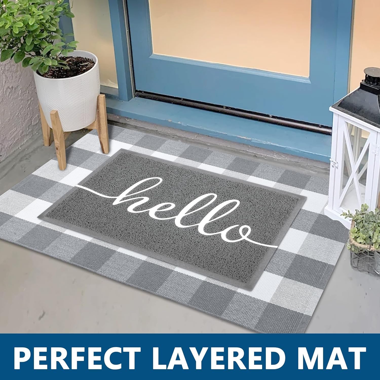 Earthall Hello Mat odor-free materials ensure a welcoming entrance area.