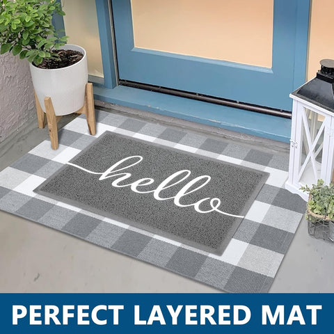Earthall Hello Mat odor-free materials ensure a welcoming entrance area.