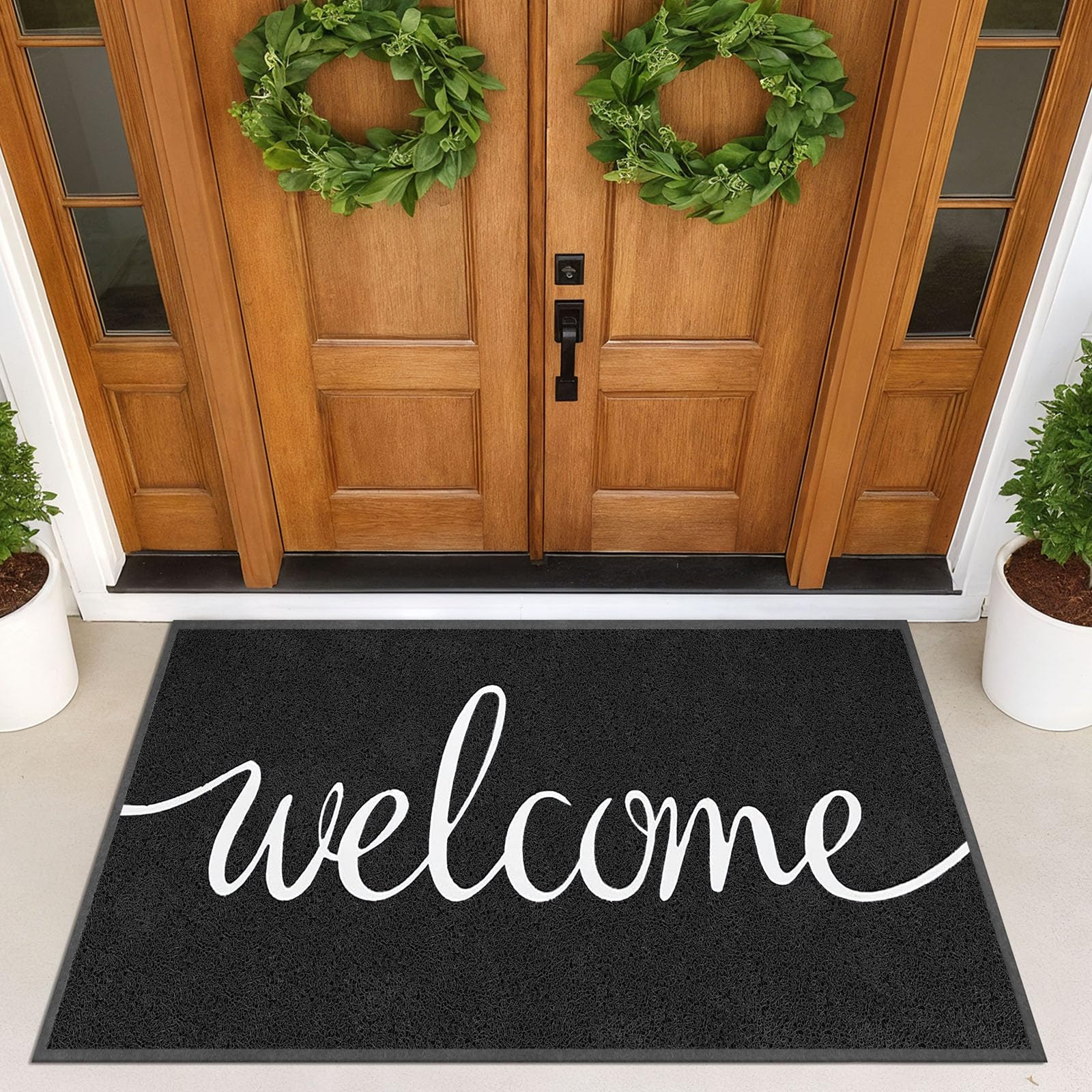 Earthall front-porch decor mat adds practical charm to homes