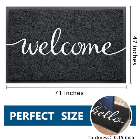 Earthall welcome mat for indoor entry, helping keep floors clean