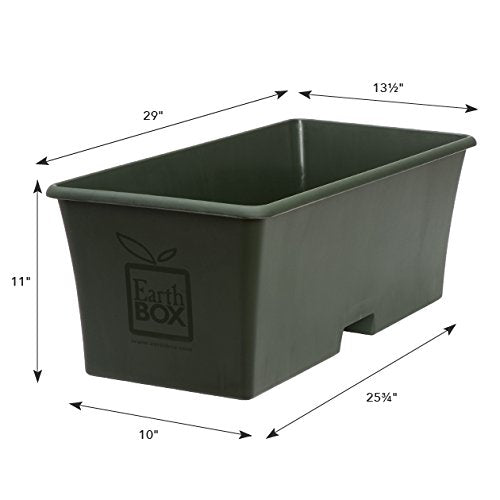 EarthBox 80151 green planter blends with outdoor spaces.