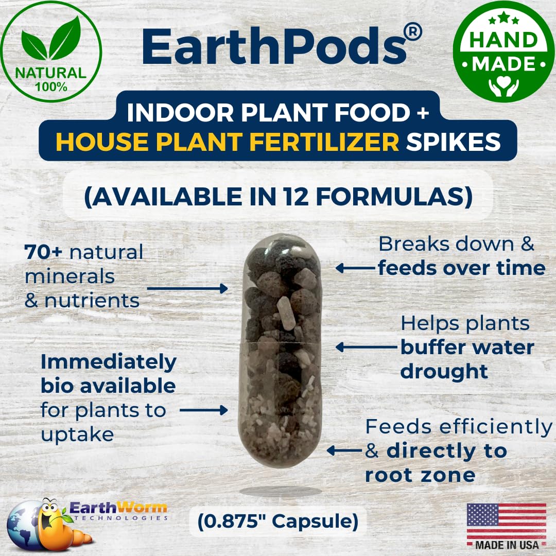 EarthPods capsule dissolving in soil for slow release nutrients.