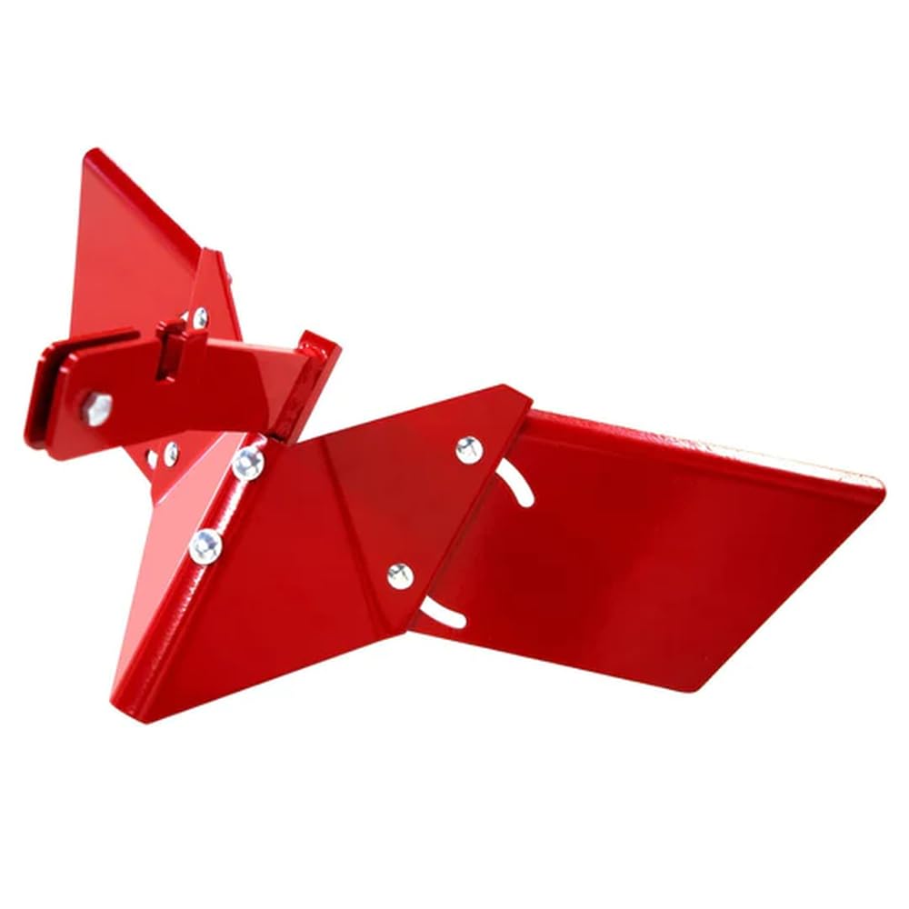 EARTHQUAKE Hiller-Furrower Kit rear-tine attachment for precise furrows.