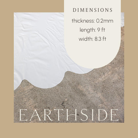 Earthside floor covering marshmallow made from soft non-toxic PVC for a serene birth space.
