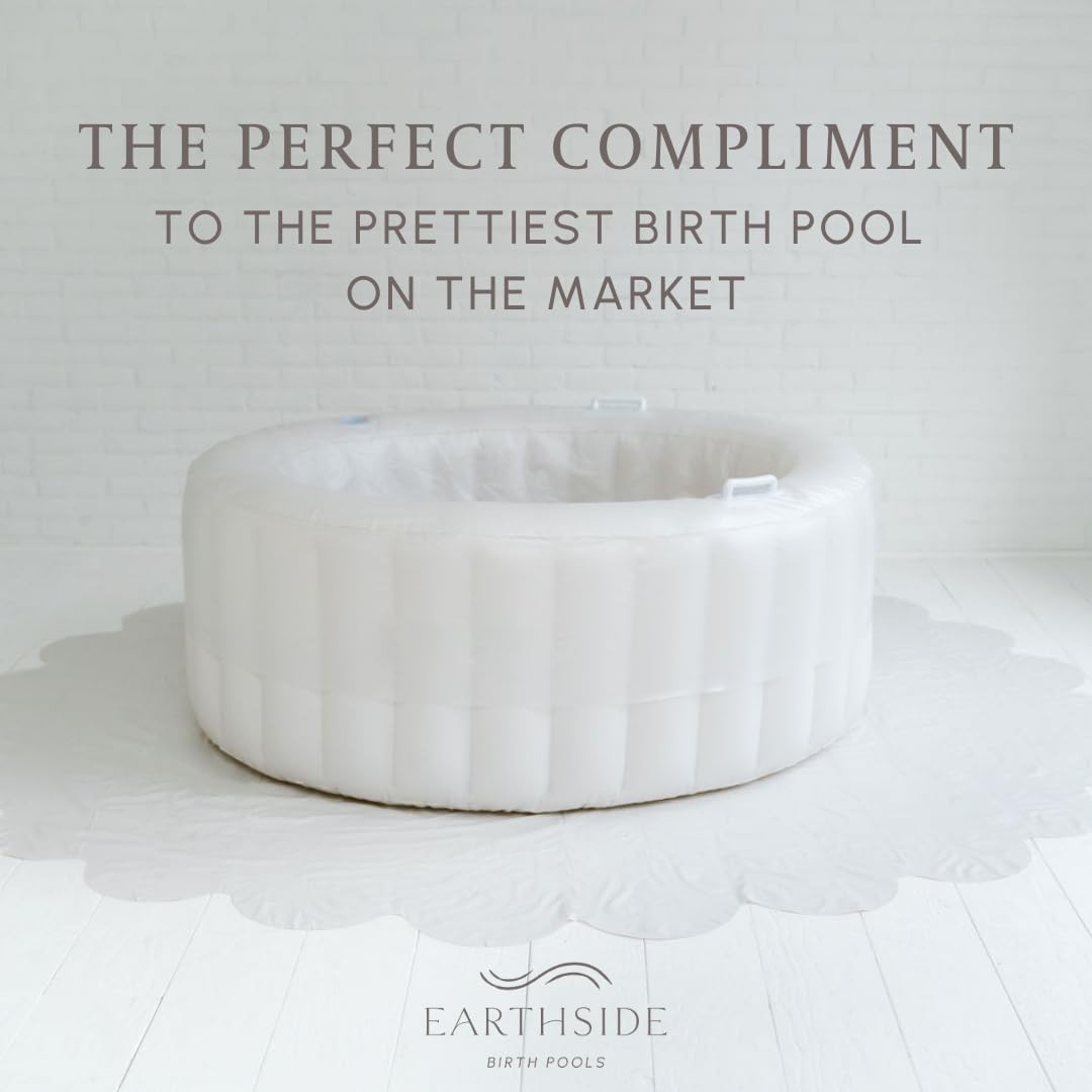 Earthside Pool Liner translucent material allows visibility during setup.