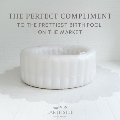 Earthside Pool Liner translucent material allows visibility during setup.