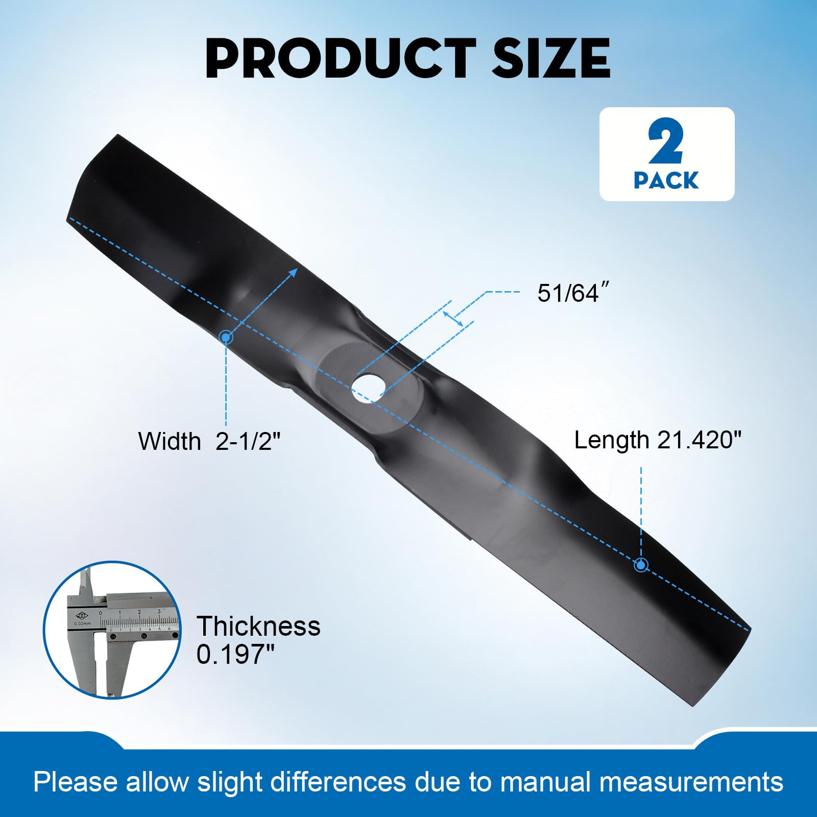 Earthtec blade showing Marban heat-treated surface for durability.