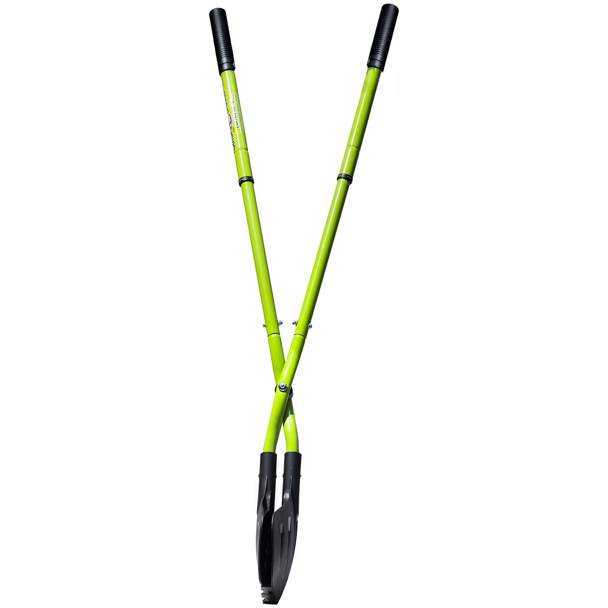 Earthwise Gator Grabber powder-coated steel shafts emphasize durability.