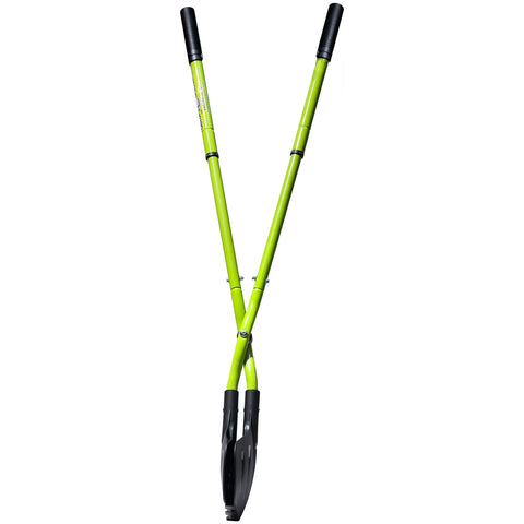 Earthwise Gator Grabber powder-coated steel shafts emphasize durability.