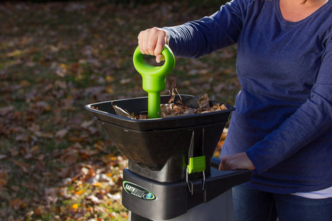 Earthwise GS70015 compact-storage, space-saving garden tool stored neatly.