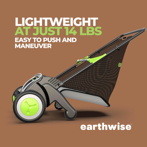Earthwise LSW70021 adjustable height improves brush contact