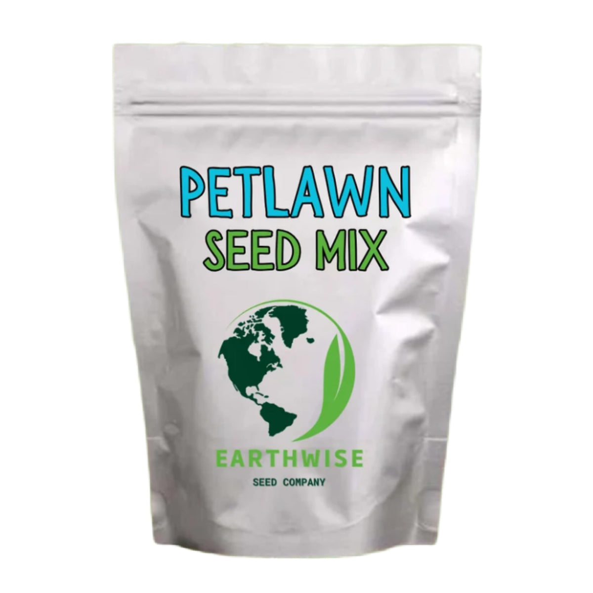 Earthwise PetLawn seed mix for pet-friendly lawn with dense coverage in sunny yards