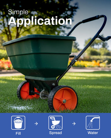 EarthWorks EW4H Replenish year-round green appeal on a healthy lawn.
