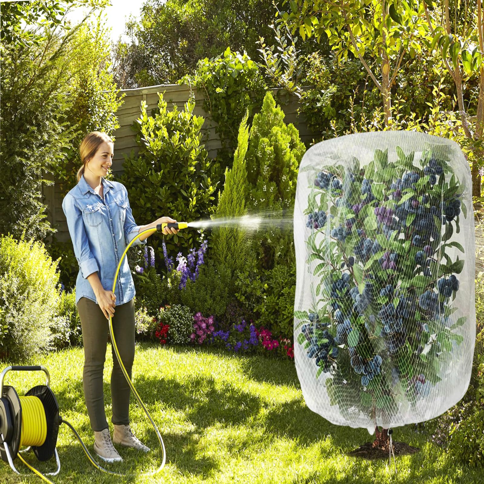 EaseThrift cover folds into its storage pouch for easy reuse