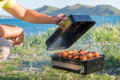 Compatible with Weber Go-Anywhere charcoal and gas grills.