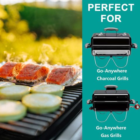 Airflow-boosted grate enables easier starts and steady temperatures.