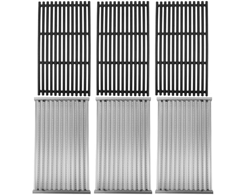 EasiBBQ cast iron grate close-up showing even heat sear for flavorful grill marks.