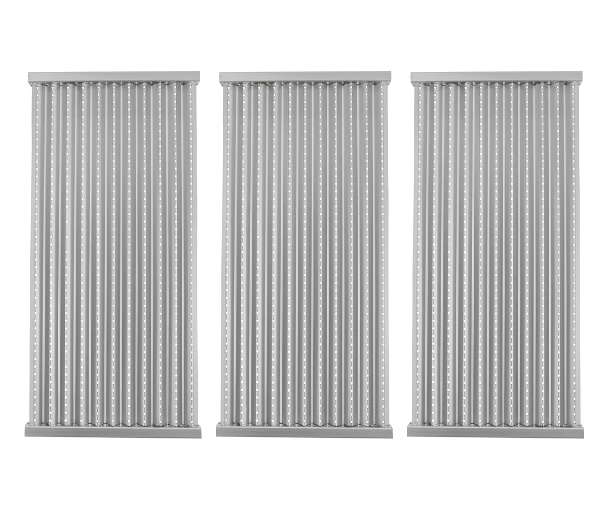 EasiBBQ emitter plates in stainless steel for Charbroil grills, durable and heat-conductive