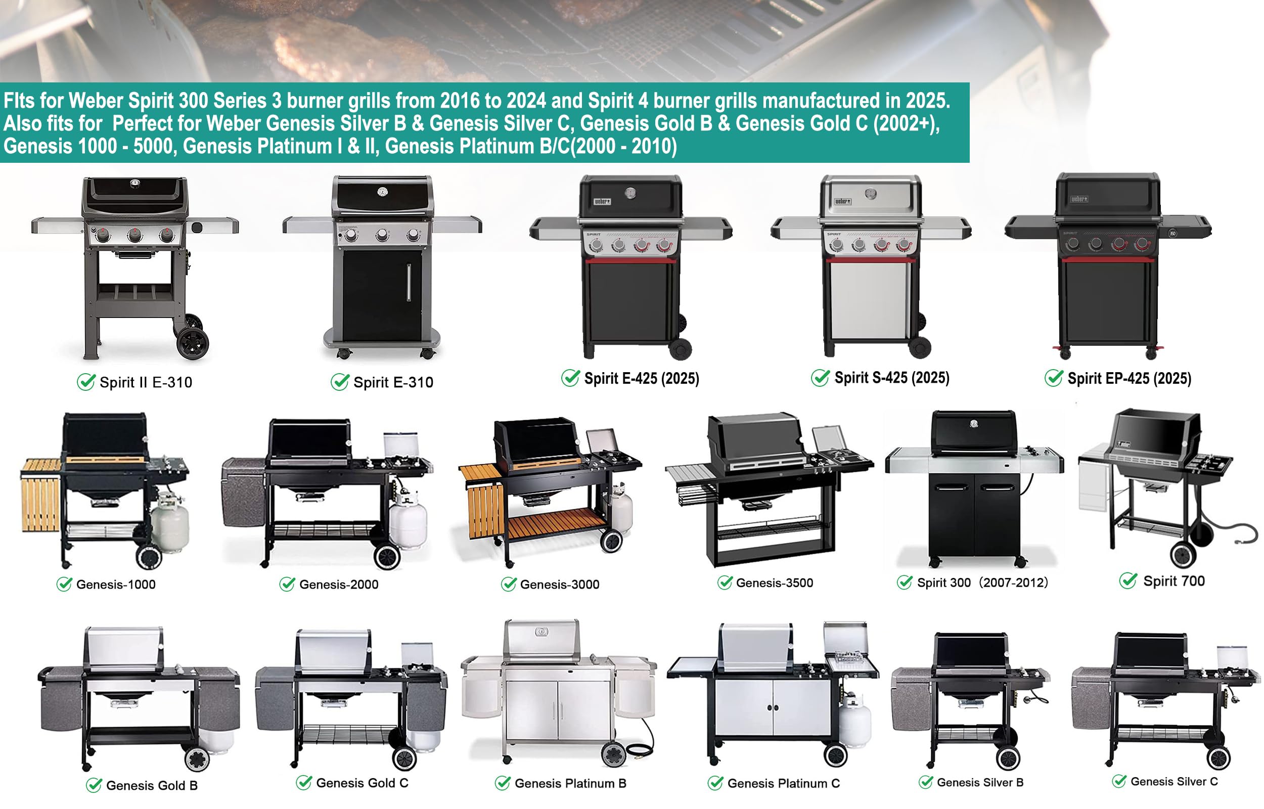 From grill to griddle with EasiBBQ insert in seconds on Weber Spirit