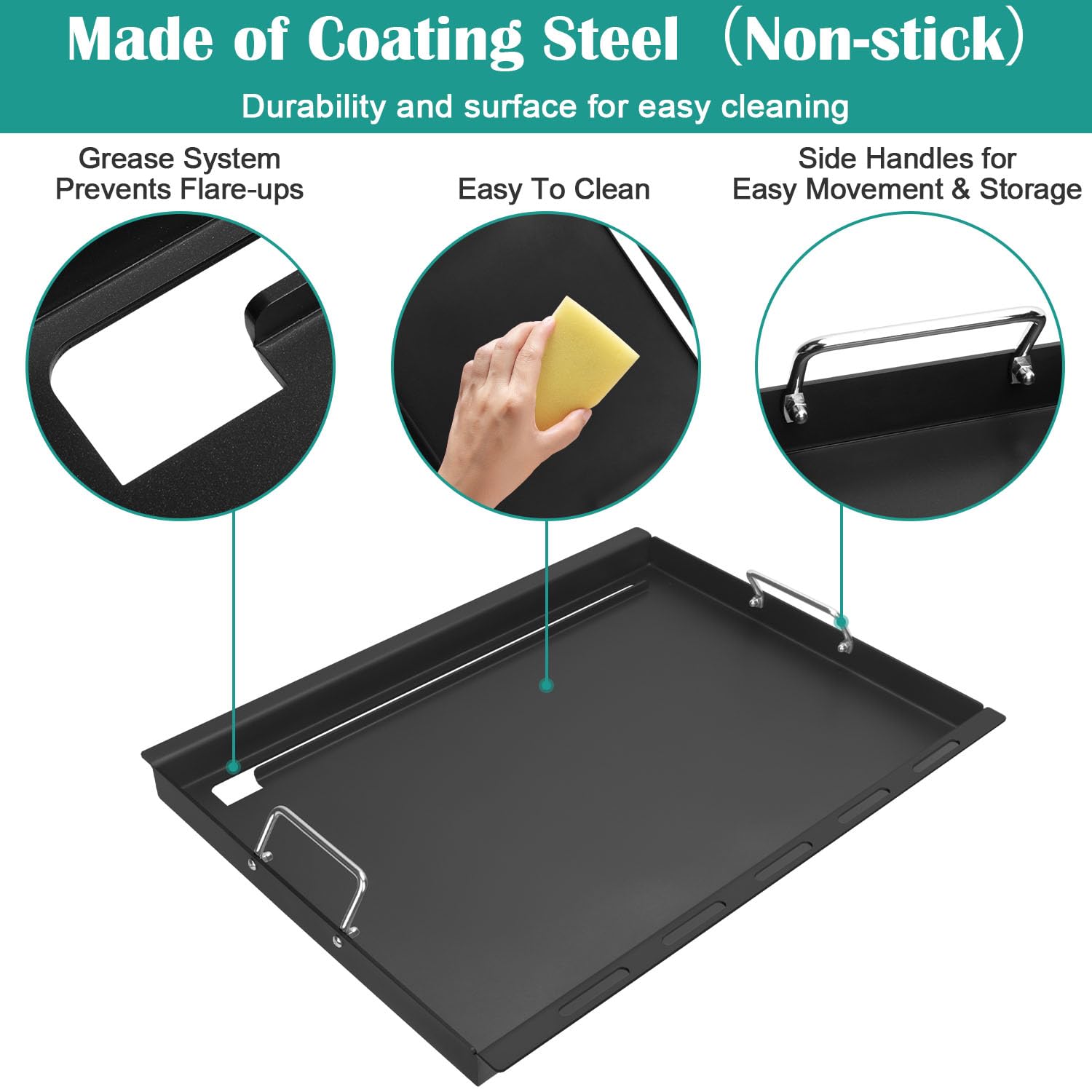 EasiBBQ packaging image showing 1-pack griddle insert for Weber 6787