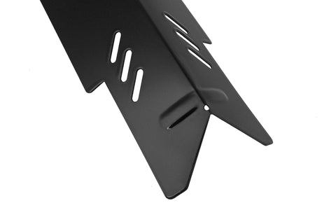 EasiBBQ heat plate size 14.5 by 5 inches for precise fit.