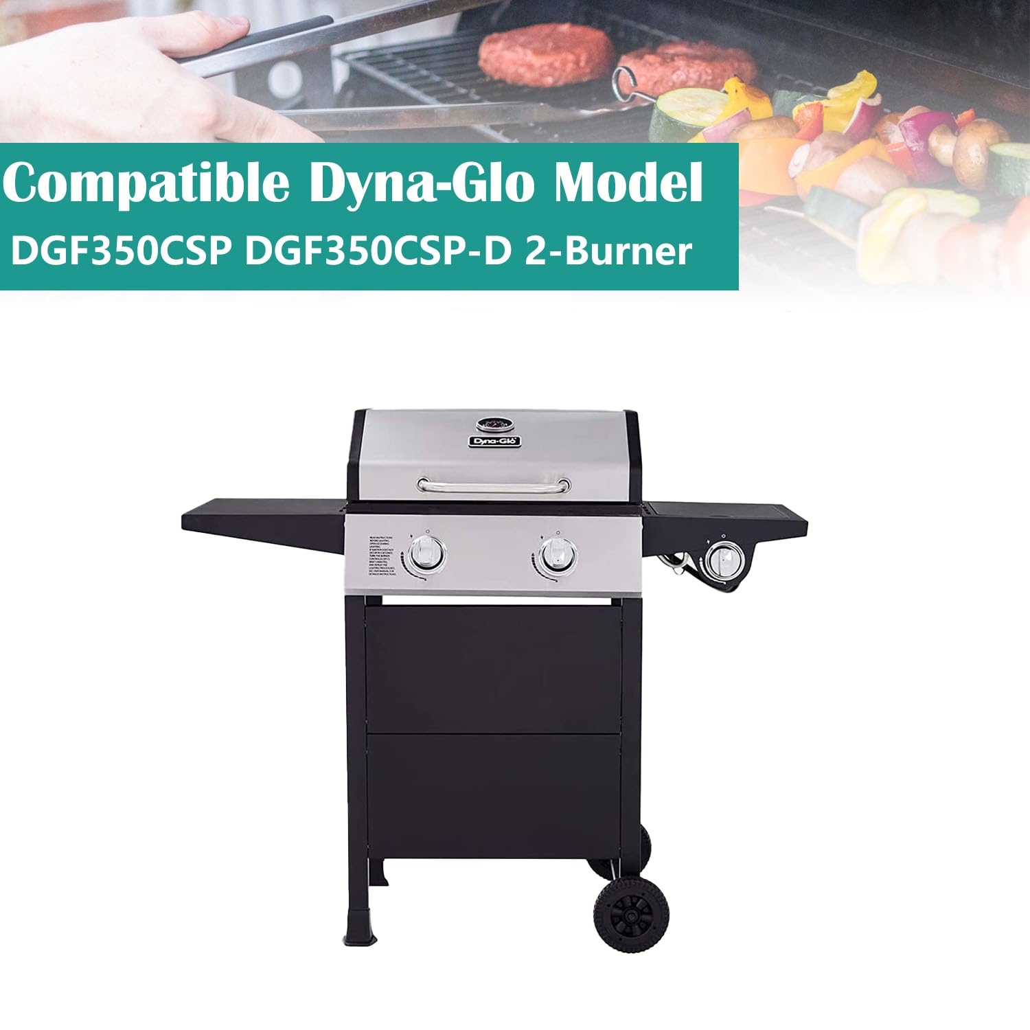 EasiBBQ porcelain enamel coating resists stains for easier cleaning.