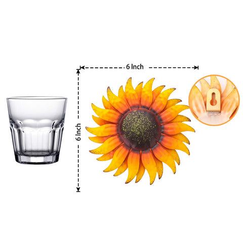 EASICUTI sunflower wall decor hooks for easy hanging in any room