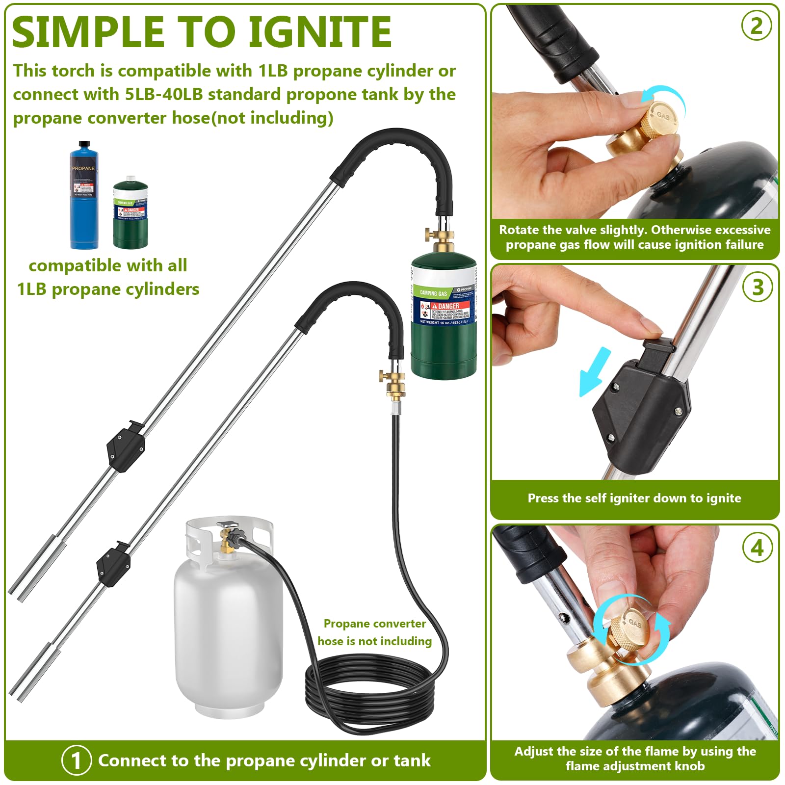 EASITALY flame-size-control enables precise heat for various tasks.