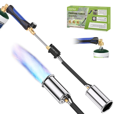 EASITALY propane weed-torch burner for quick weed removal in gardens and driveways.