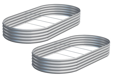 Easllre 2-piece raised bed packaging, ready for quick, easy setup.